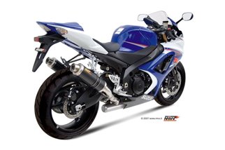 Silencers Exhaust Mivv Gp Carbon Suzuki Gsx-R 1000 2007 - 2008