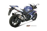 Silencieux Echappement Mivv Suono Inox Suzuki Gsx-R 1000 2007 - 2008