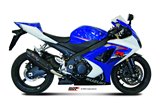 Silencers Exhaust Mivv Suono Black Black Stainless Steel Suzuki Gsx-R 1000 2007 - 2008