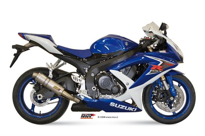 Silencieux Echappement Mivv Gp Titane Suzuki Gsx-R 750 2008 - 2010