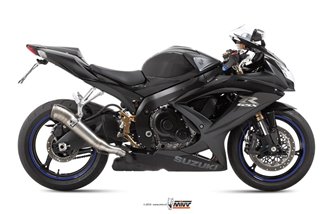 Schalldämpfer Escape Mivv Ghibli Edelstahl Suzuki Gsx-R 750 2008 - 2010