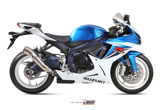 Schalldämpfer Escape Mivv Ghibli Edelstahl Suzuki Gsx-R 750 2011 - 2017