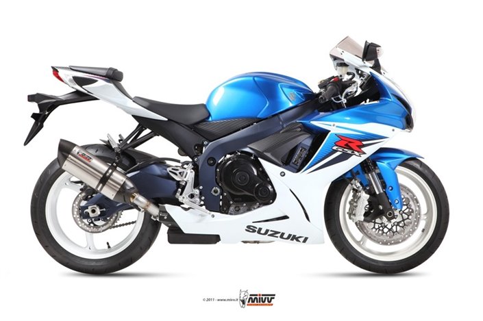 Schalldämpfer Escape Mivv Suono Edelstahl Suzuki Gsx-R 750 2011 - 2017