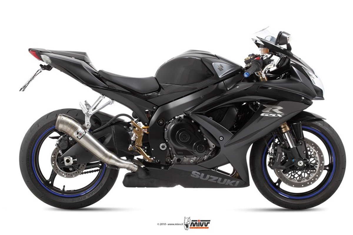 Schalldämpfer Escape Mivv Ghibli Edelstahl Suzuki Gsx-R 600 2008 - 2010