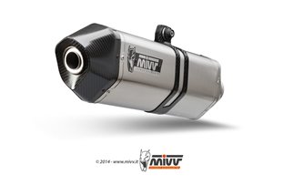 Full System 1 In 1 Exhaust Mivv Speed Edge Stainless Steel Suzuki Dl V-Strom 650 2012 - 2016