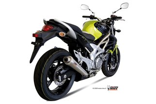 Schalldämpfer Escape Mivv X-Cone Edelstahl Suzuki Gladius 2009 - 2015