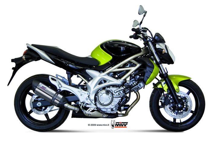 Schalldämpfer Escape Mivv Suono Edelstahl Suzuki Gladius 2009 - 2015