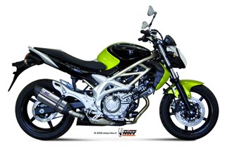 Schalldämpfer Escape Mivv Suono Edelstahl Suzuki Gladius 2009 - 2015