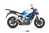 Schalldämpfer Escape Mivv Double Gun Titanium Suzuki Gladius 2009 - 2015