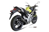 Terminale Scarico Mivv X-Cone Black Inox Nero Suzuki Gladius 2009 - 2015