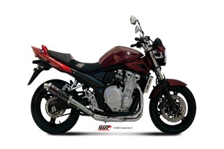 Silencieux Echappement Mivv Gp Noir Noir Inox Suzuki Gsf 650 Bandit 2007 - 2015