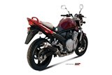 Silencieux Echappement Mivv Gp Noir Noir Inox Suzuki Gsf 650 Bandit 2007 - 2015