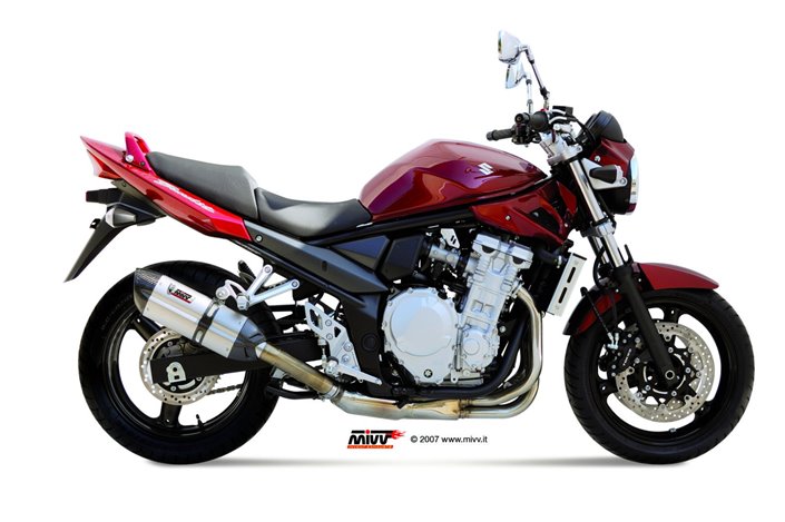 Schalldämpfer Escape Mivv Suono Edelstahl Suzuki Gsf 650 Bandit 2007 - 2015