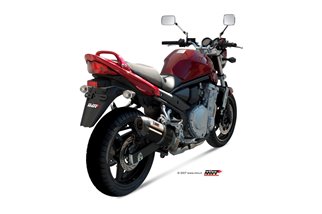 Schalldämpfer Escape Mivv Suono Schwarz Schwarz Edelstahl Suzuki Gsf 650 Bandit 2007 - 2015