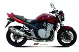 Terminale Scarico Mivv Oval Titanio Con Coppa Carbonio Suzuki Gsf 650 Bandit 2007 - 2015