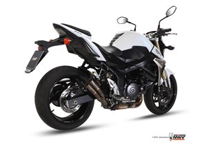 Schalldämpfer Escape Mivv Double Gun Titanium Suzuki Gsr 750 2011 - 2016