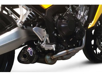 SCARICO COMPLETO RELEVANCE TERMIGNONI H131090CV CON CATALIZZATORE HONDA CB 650 2014-2018 NON OMOLOGATO CARBONIO INOX