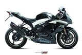 Schalldämpfers Escape Mivv Suono Schwarz Schwarz Edelstahl Suzuki GSX-R 1000 2009 - 2011