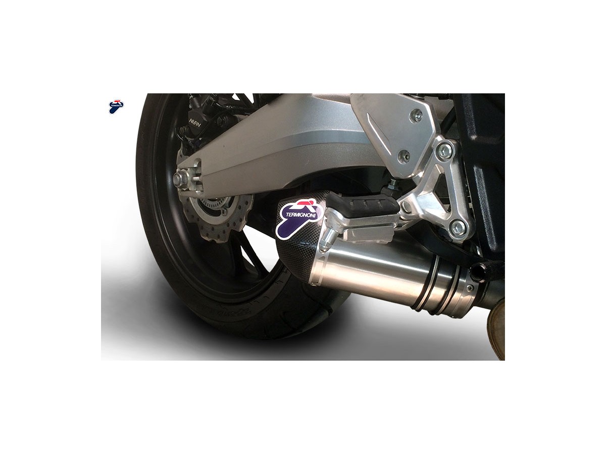 SCARICO COMPLETO RELEVANCE CON CATALIZZATORE TERMIGNONI H131090TV HONDA CB 650 2014-2018 NON OMOLOGATO TITANIO INOX