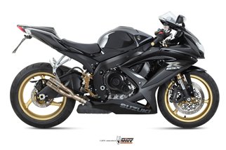 Schalldämpfer Escape Mivv Double Gun Titan Suzuki Gsx-R 600 2008 - 2010