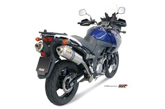 Silencieux Echappement Mivv Oval Titane Suzuki Dl V-Strom 1000 Xt 2002 - 2013