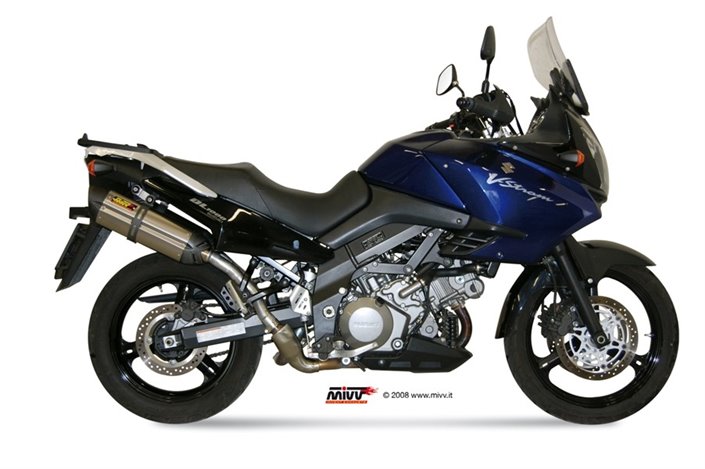 Schalldämpfer Escape Mivv Suono Edelstahl Suzuki Dl V-Strom 1000 Xt 2002 - 2013