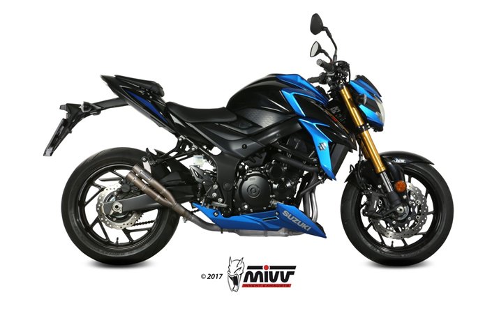 Schalldämpfer Escape Mivv Double Gun Titanium Suzuki Gsx-S 750 2017 - 2020