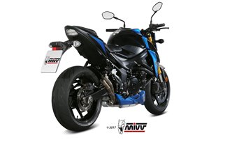 Silencieux Echappement Mivv Double Gun Titane Suzuki Gsx-S 750 2017 - 2020