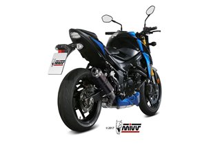 Schalldämpfer Escape Mivv Gp Schwarz Schwarz Edelstahl Suzuki GSX-S 750 2017 - 2020