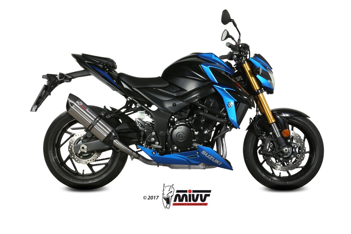 Schalldämpfer Escape Mivv Suono Edelstahl Suzuki Gsx-S 750 2017 - 2020