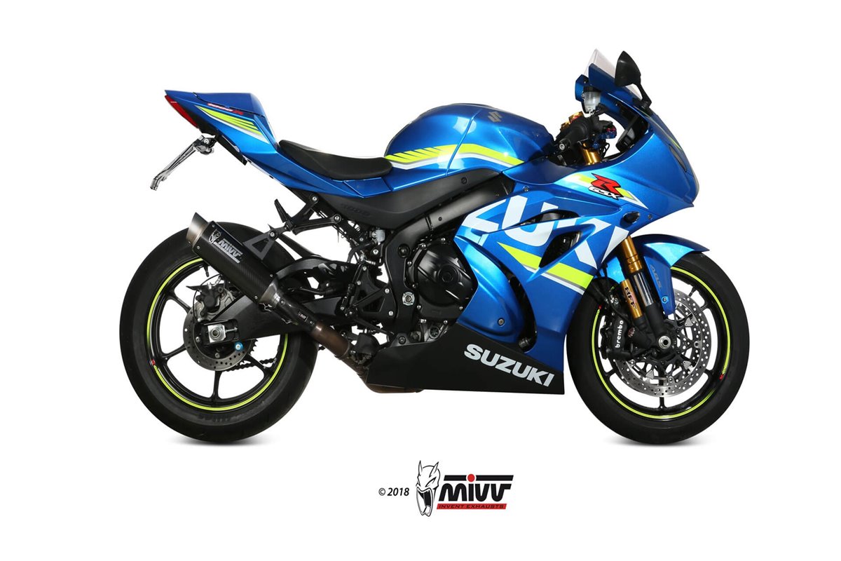 Silencer Exhaust Mivv Gp Pro Carbon Suzuki Gsx-R 1000 2017 - 2020