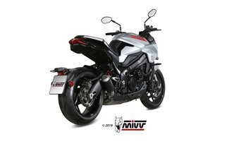 Silencer Exhaust Mivv Mk3 Black Black Stainless Steel Suzuki Katana 2019 - 2022