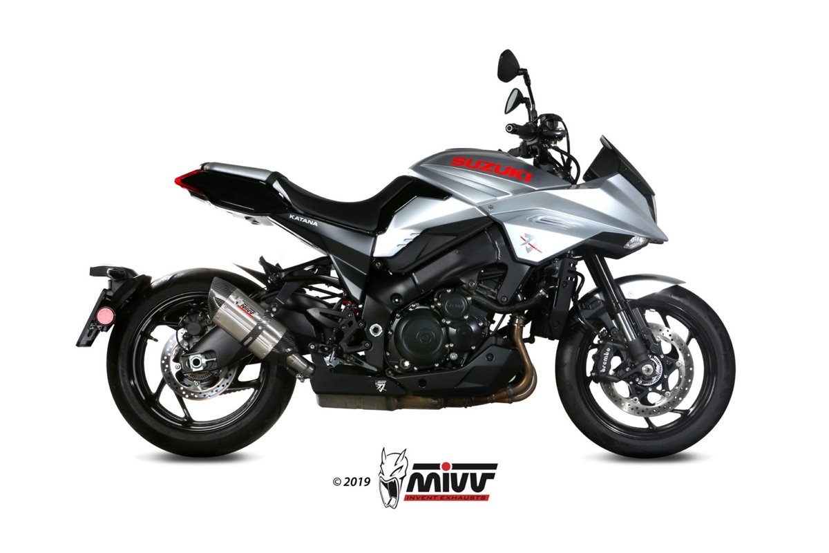 Schalldämpfer Escape Mivv Suono Edelstahl Suzuki Katana 2019 - 2022