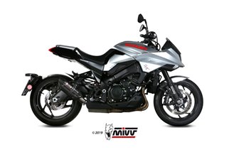 Schalldämpfer Escape Mivv Suono Schwarz Schwarz Edelstahl Suzuki Katana 2019 - 2022