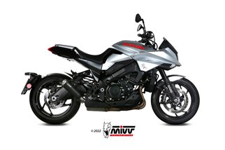 Silencieux Echappement Mivv Ghibli S Noir Noir Inox Suzuki Katana 2019 - 2022