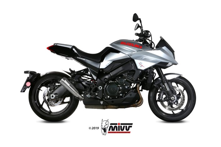 Silencieux Echappement Mivv Ghibli S Inox Suzuki Katana 2019 - 2022