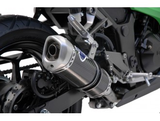 Kohlenstoffabgasklemme Kawasaki Ninja 300 R 2012 2015...