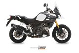 Schalldämpfer Escape Mivv Speed Edge Schwarz Schwarz Edelstahl Suzuki Dl V-Strom 1000 Xt 2014 - 2020