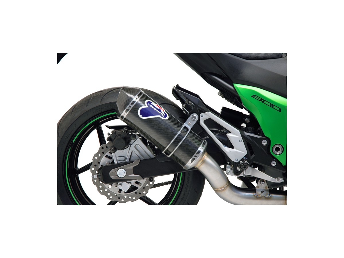 Terminal d'échappement de carbone Kawasaki Z 800 2013 2016 K075080CV ThermIgnoni