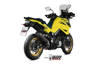 Silencieux Echappement Mivv Oval Carbone Avec Coupelle Carbone Suzuki Dl V-Strom 1050 Xt 2020- 2022