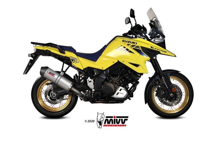 Schalldämpfer Escape Mivv Oval Titanium mit Carbon Cup Suzuki Dl V-Strom 1050 Xt 2020- 2022