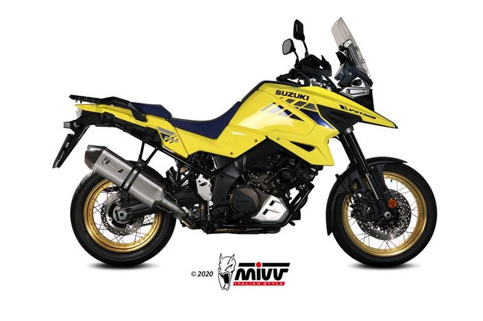 Terminale Scarico Mivv Speed Edge Inox Suzuki Dl V-Strom 1050 Xt 2020- 2022