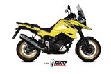 Silencieux Echappement Mivv Speed Edge Noir Noir Inox Suzuki Dl V-Strom 1050 Xt 2020- 2022