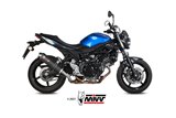 Terminale Scarico Mivv Oval Carbonio Con Coppa Carbonio Suzuki Sv 650 X 2016 - 2022