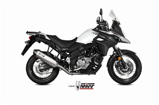 Komplette Auspuffanlage 1 In 1 Escape Mivv Speed Edge Edelstahl Suzuki Dl V-Strom 650 Xt 2017 - 2022