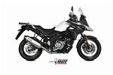 Komplette Auspuffanlage 1 In 1 Escape Mivv Speed Edge Edelstahl Suzuki Dl V-Strom 650 Xt 2017 - 2022