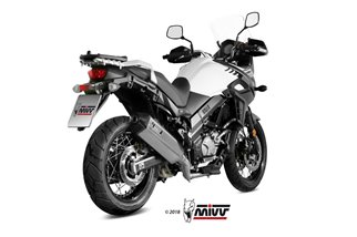 Komplette Auspuffanlage 1 In 1 Escape Mivv Speed Edge Edelstahl Suzuki Dl V-Strom 650 Xt 2017 - 2022