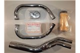 SISTEMA DI SCARICO COMPLETO 2 IN 1 MARVING SUZUKI GS 400/E/N 1977 1983