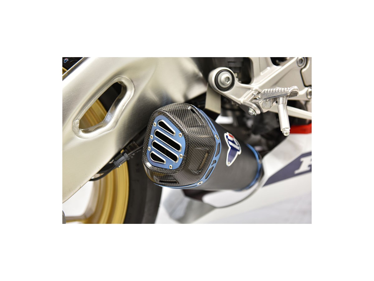 SCARICO COMPLETO SLIP ON CONICAL TERMIGNONI H162094SO06 HONDA CBR 1000 2017-2019 NON OMOLOGATO ACCIAIO TITANIO NERO