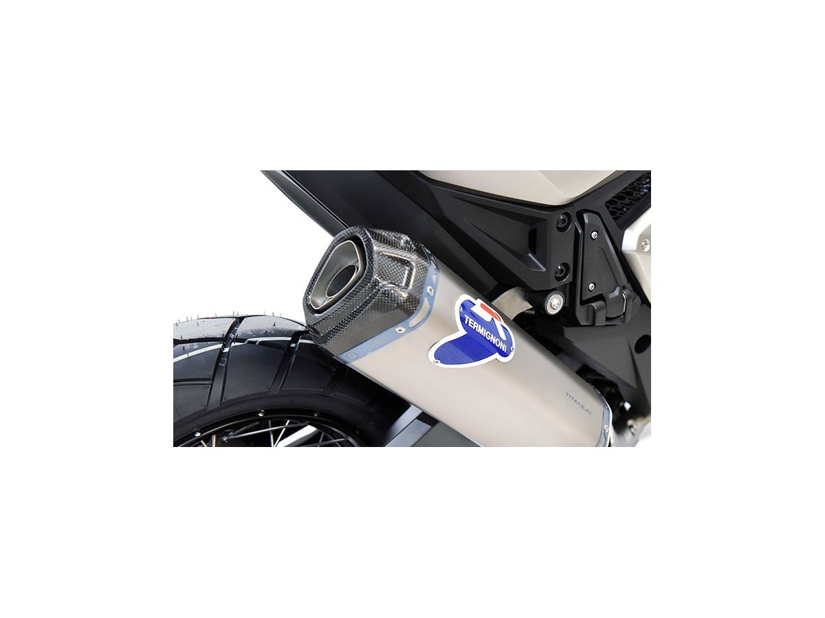 SCARICO TERMINALE SLIP ON SCREAM TERMIGNONI H17608040ITC HONDA FORZA 750 2021-2022 OMOLOGATO EURO 5 TITANIO INOX